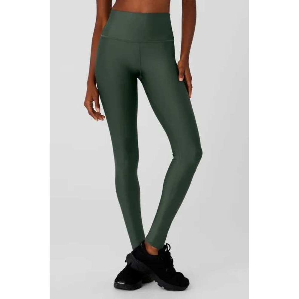 Alo Yoga 7/8 High-Waist Airlift Legging Dark Cactus Green XXS W5766R NWT